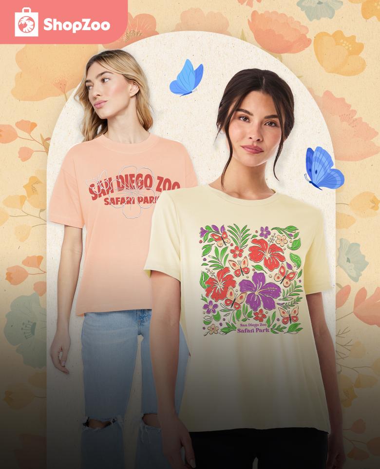 ShopZoo - Girls wearing San Diego Zoo Safari Park merch