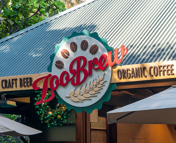 Front of Zoo Brew building